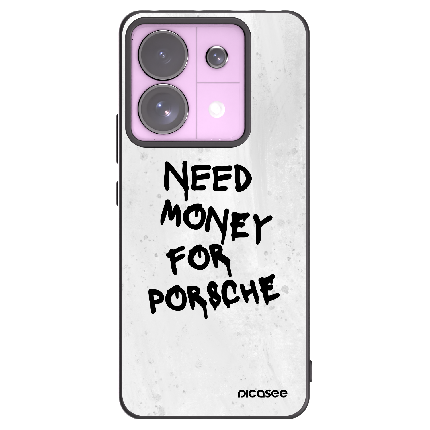 Picasee Xiaomi Redmi Note 13 Pro 5G Hülle - Schwarzes Silikon - White Dollar