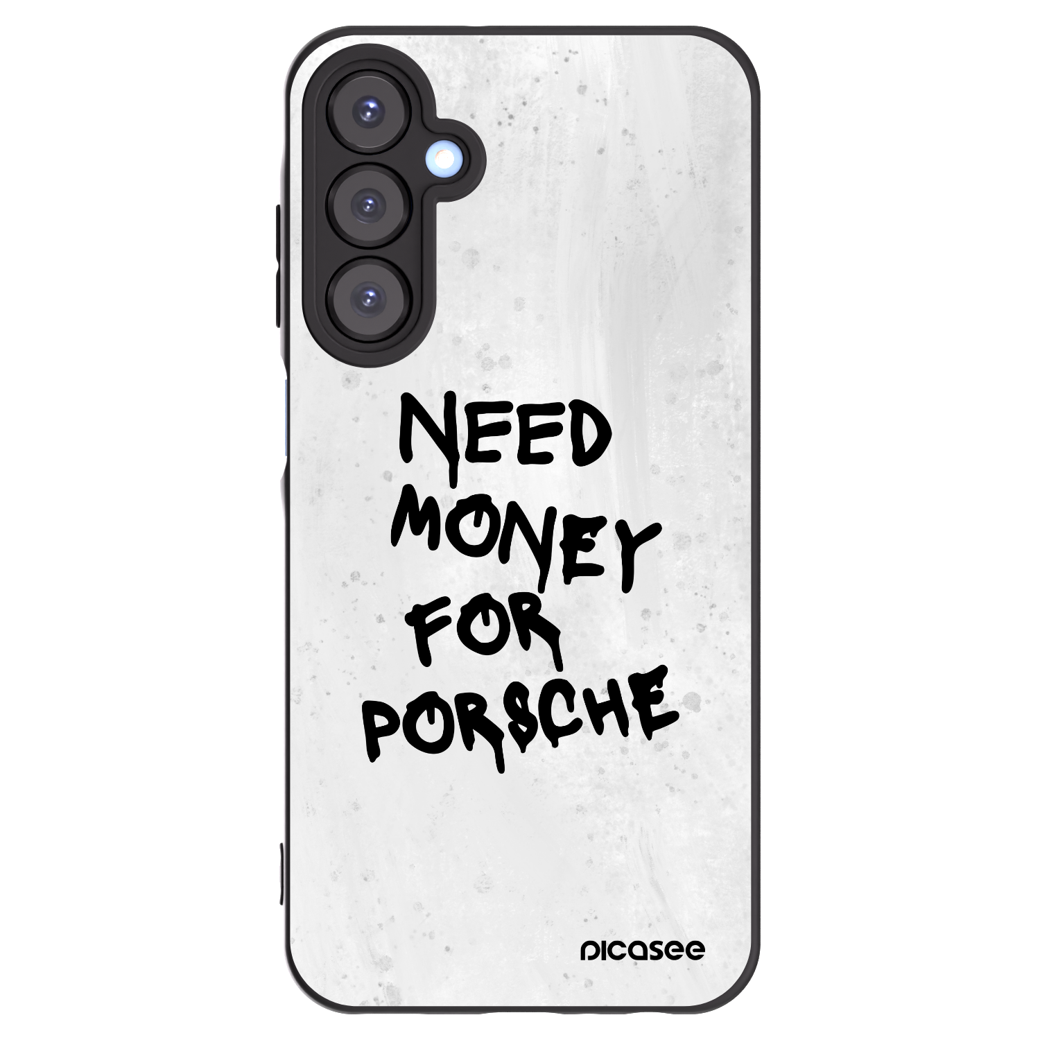 Picasee Samsung Galaxy A25 A256B 5G Hülle - Schwarzes Silikon - White Dollar