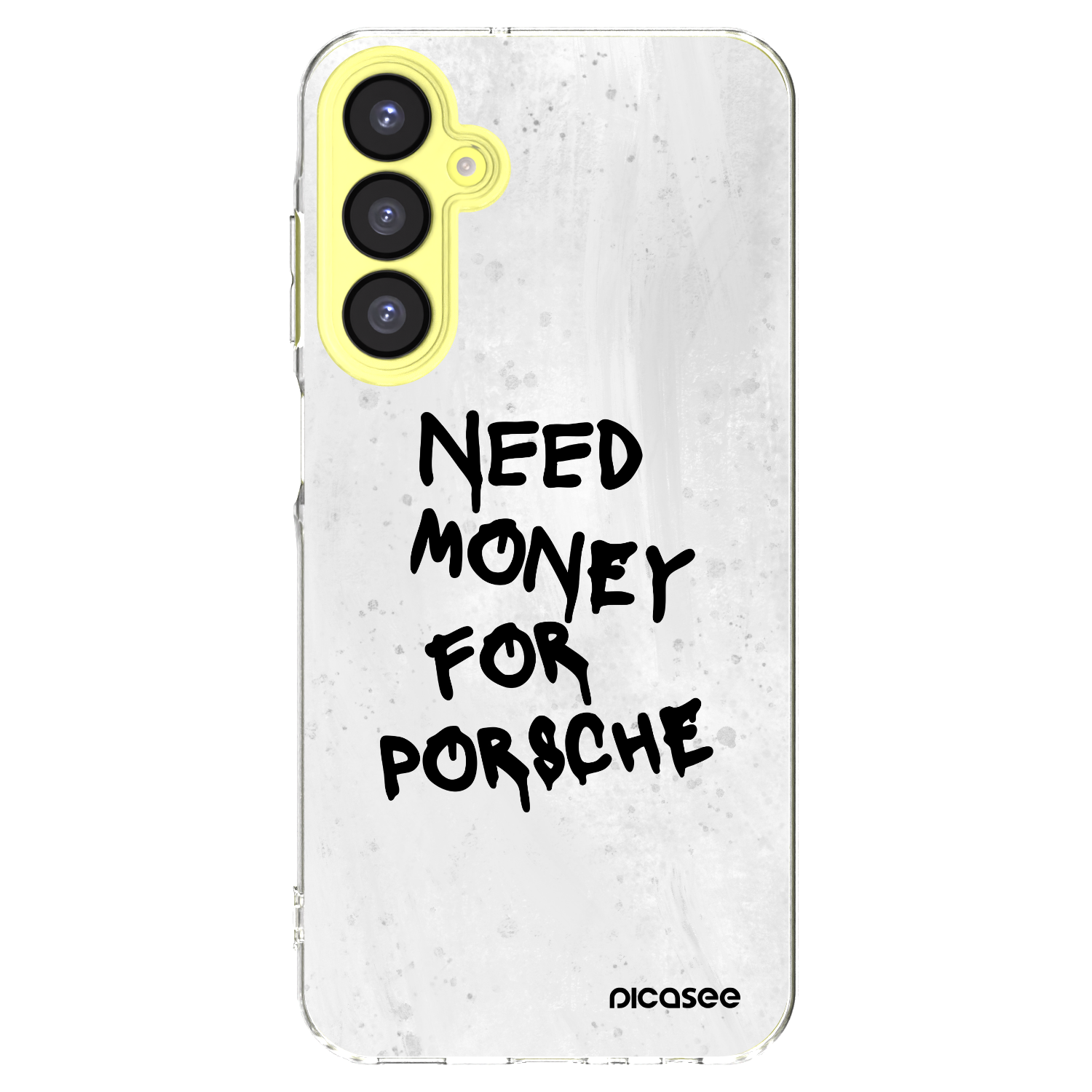 Picasee Samsung Galaxy A25 A256B 5G Hülle - Transparentes Silikon - White Dollar