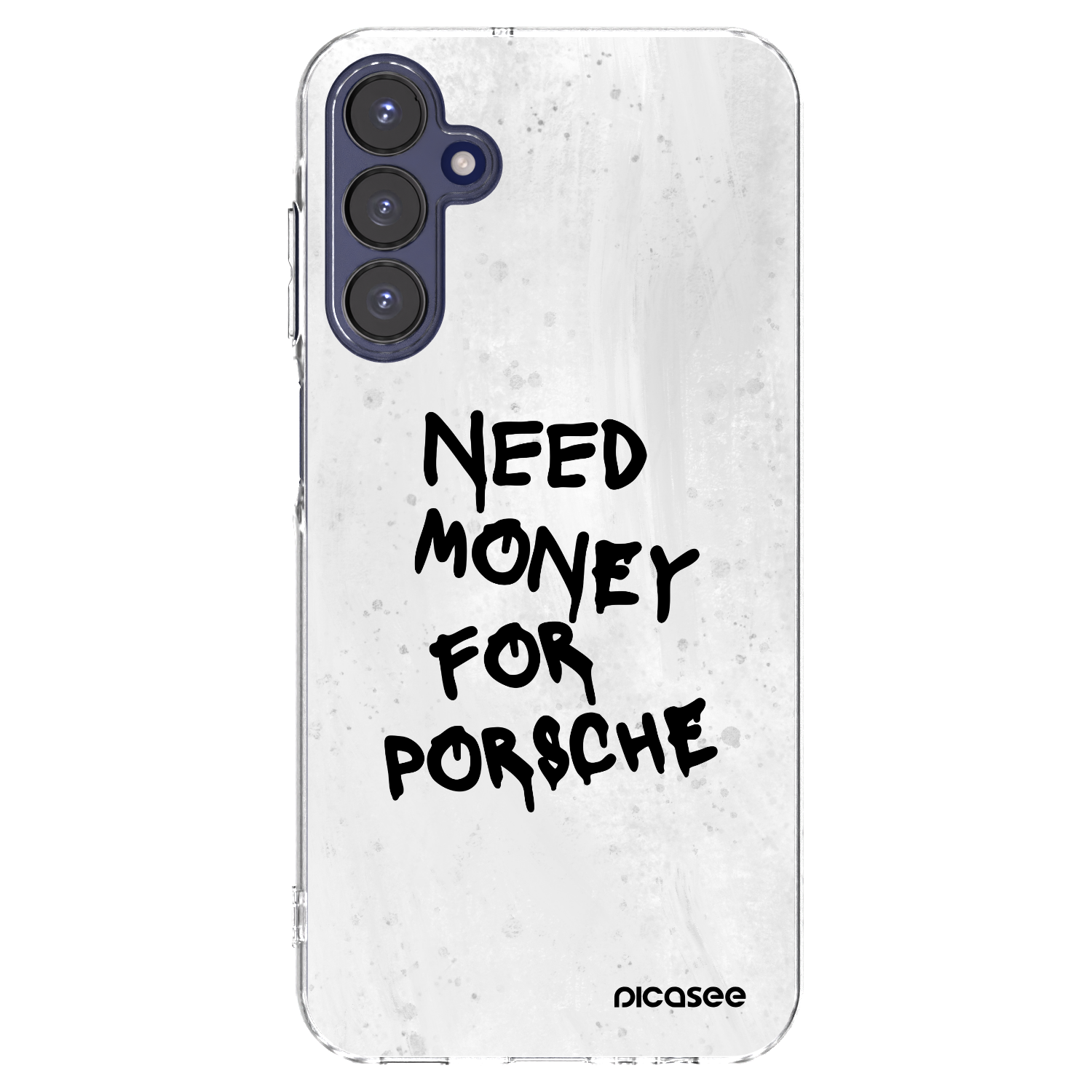 Picasee Samsung Galaxy A15 A155F 4G Hülle - Transparentes Silikon - White Dollar