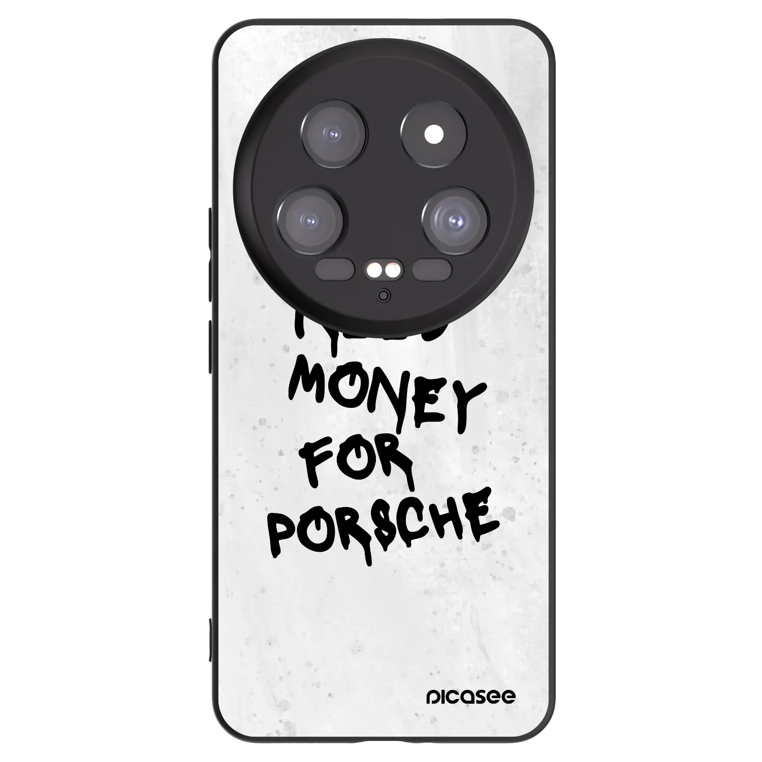 Picasee Xiaomi 14 Ultra Hülle - Schwarzes Silikon - White Dollar