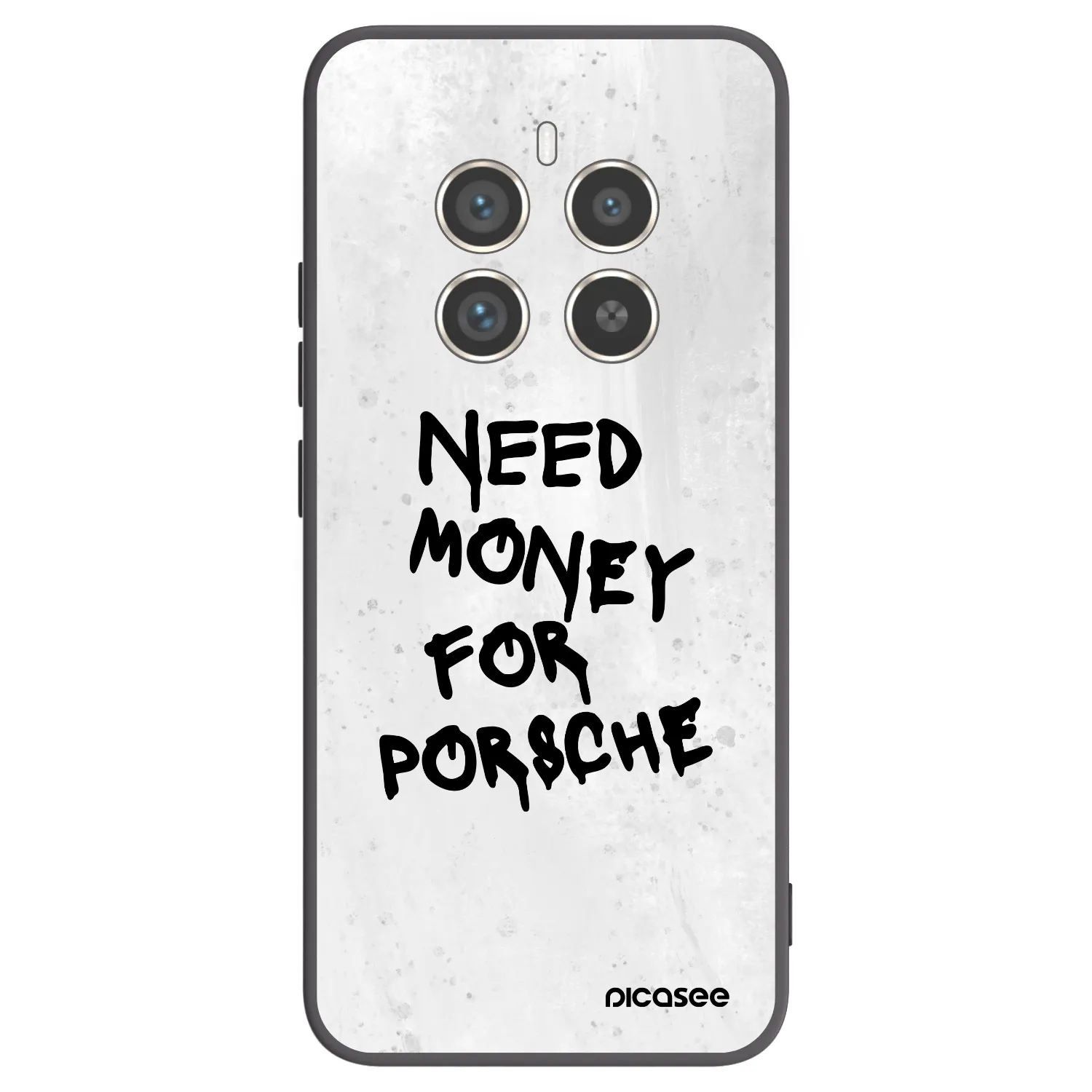 Picasee Realme 12 Pro 5G Hülle - Schwarzes Silikon - White Dollar