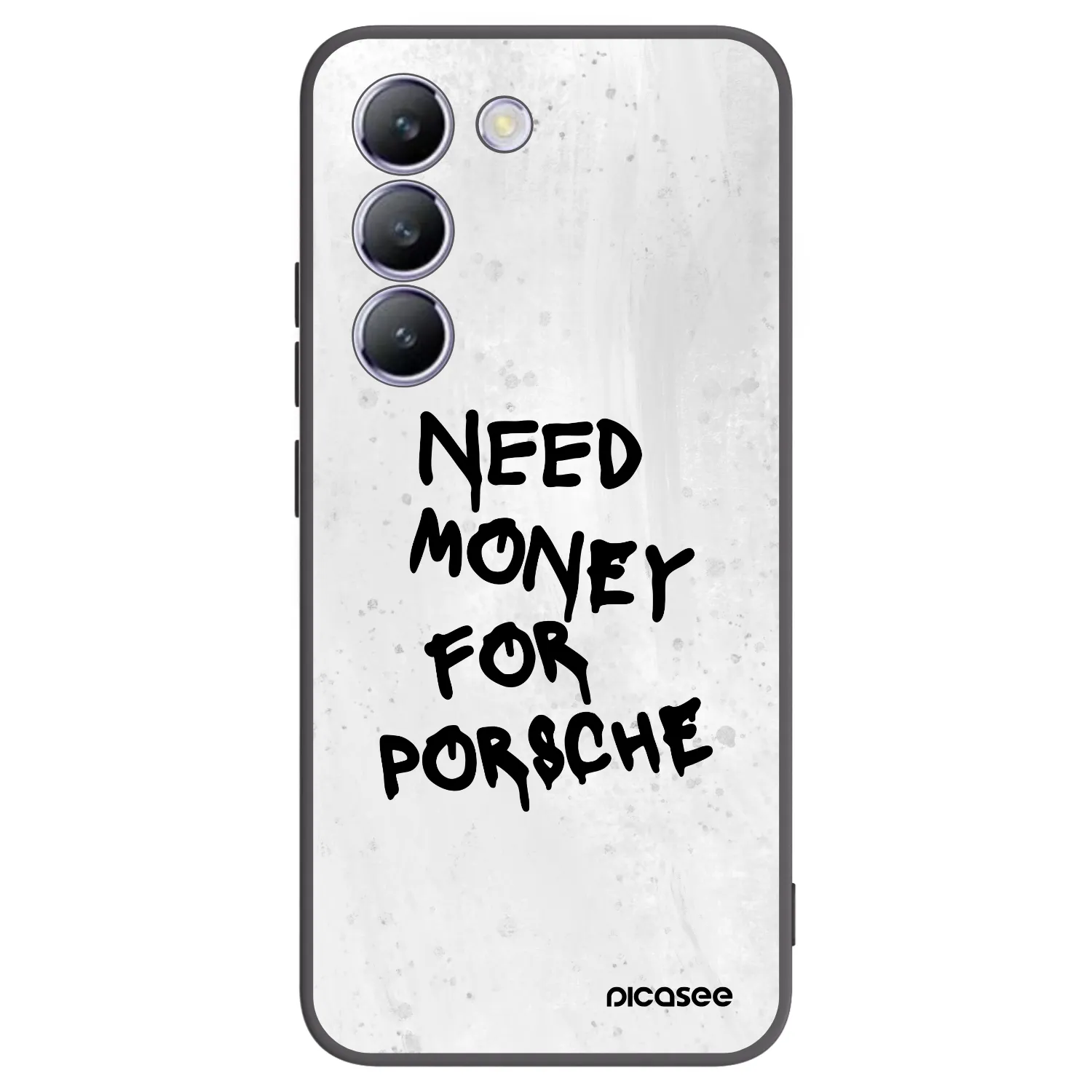 Picasee Vivo V40 SE 5G Hülle - Schwarzes Silikon - White Dollar