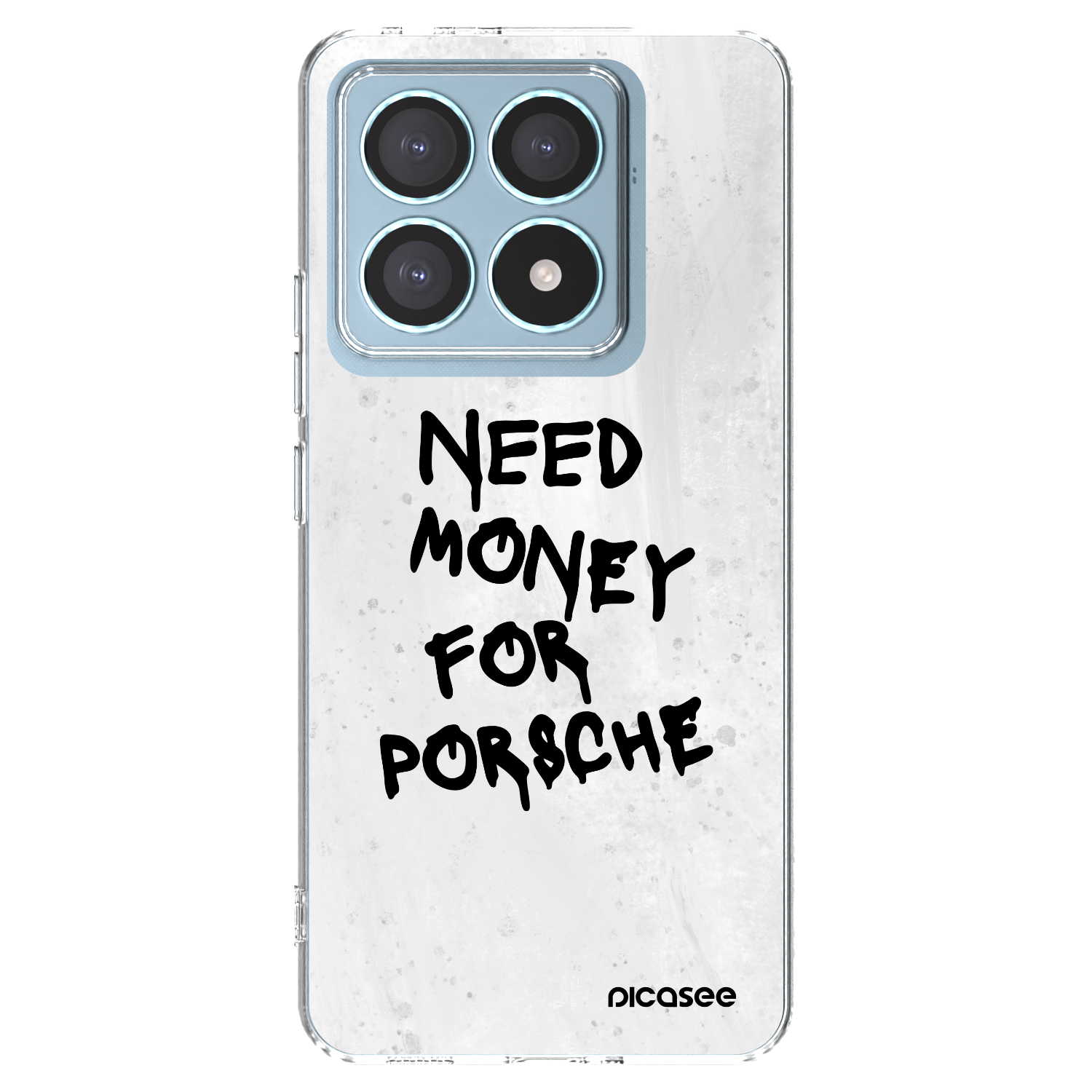 Picasee Xiaomi 14T Pro Hülle - Transparentes Silikon - White Dollar