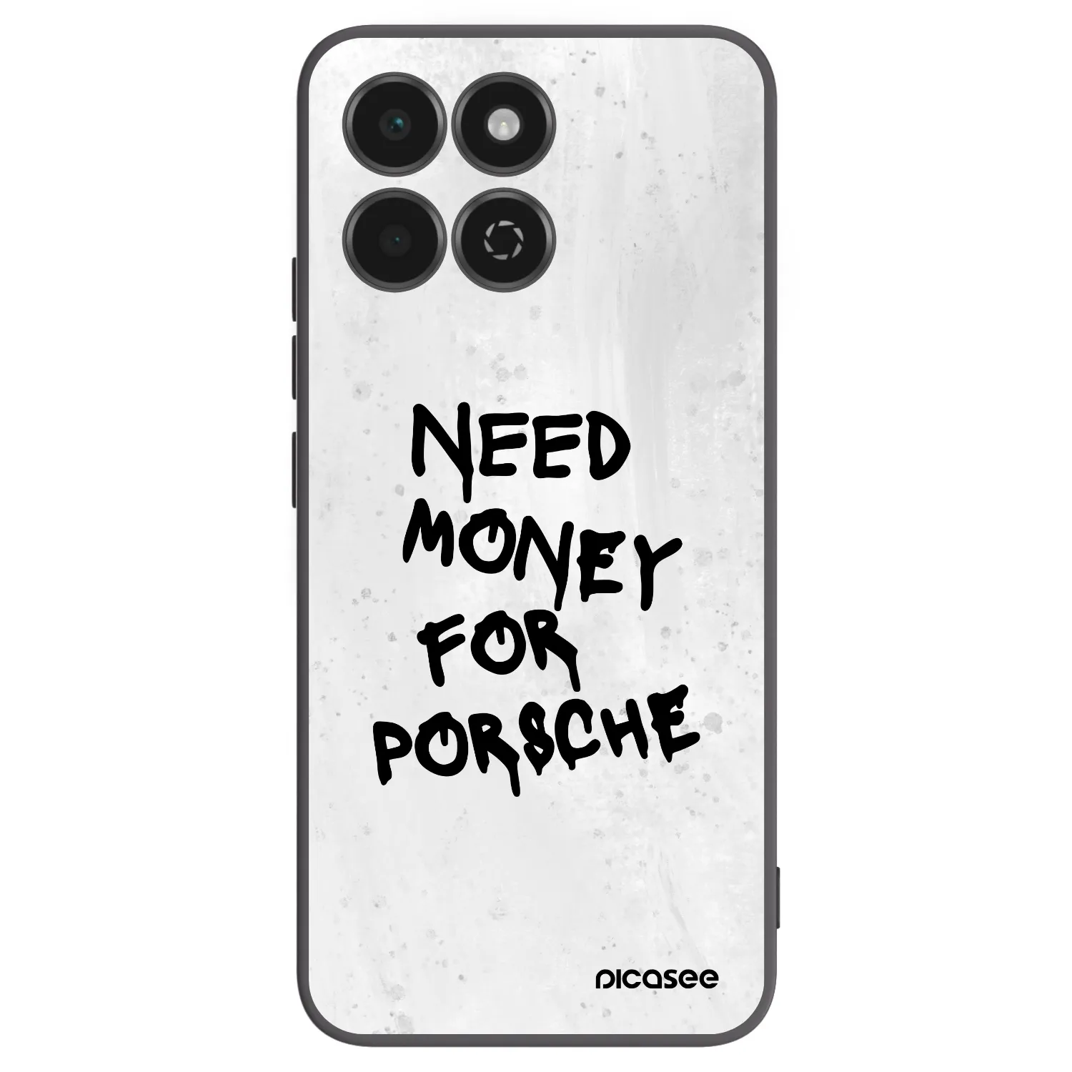 Picasee Honor 200 Smart 5G Hülle - Schwarzes Silikon - White Dollar