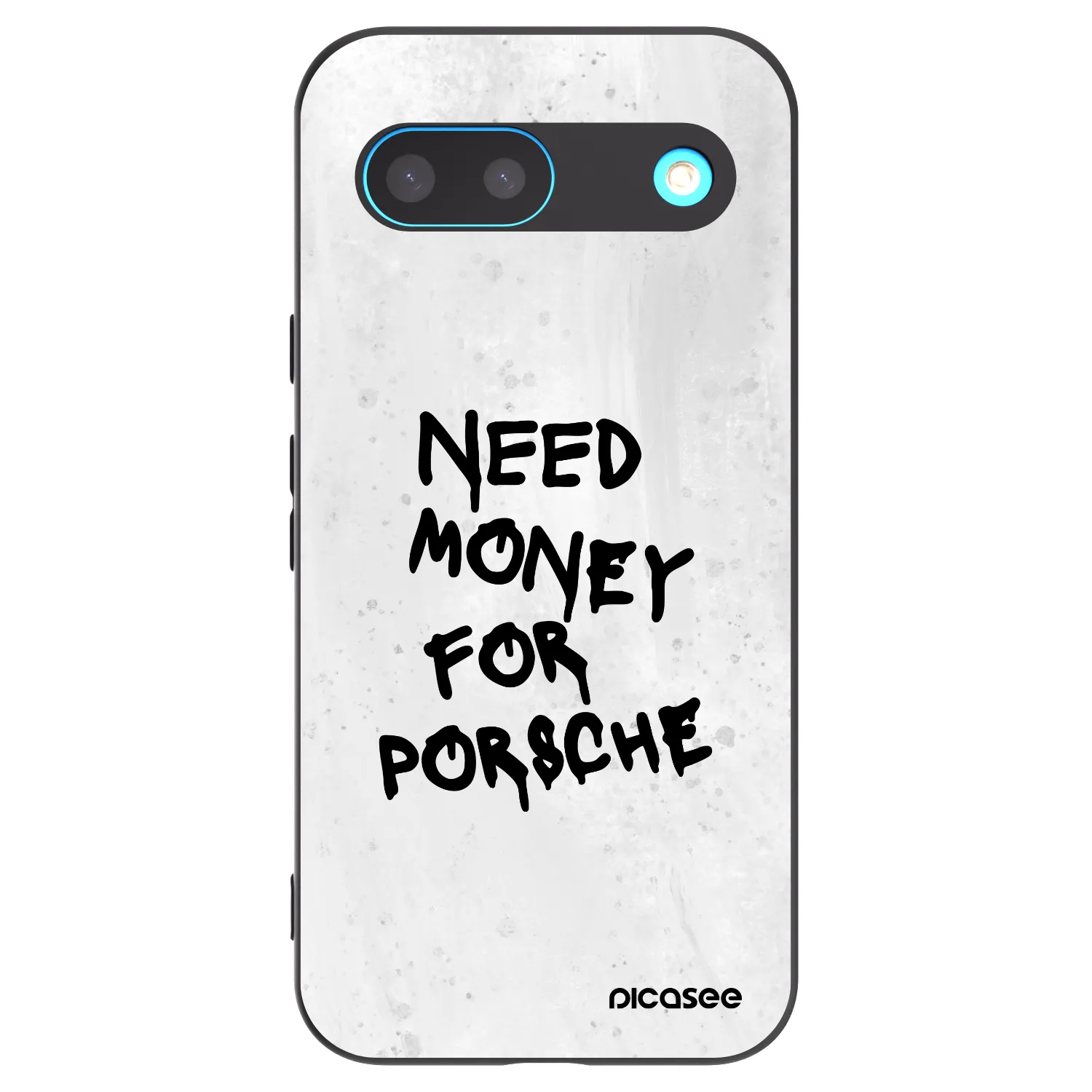 Picasee Google Pixel 8 Hülle - Schwarzes Silikon - White Dollar