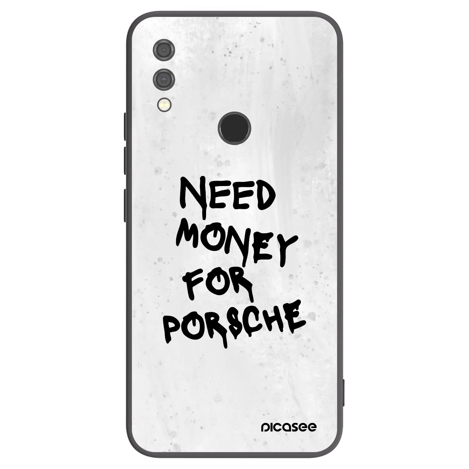 Picasee Xiaomi Redmi Note 7 Hülle - Schwarzes Silikon - White Dollar