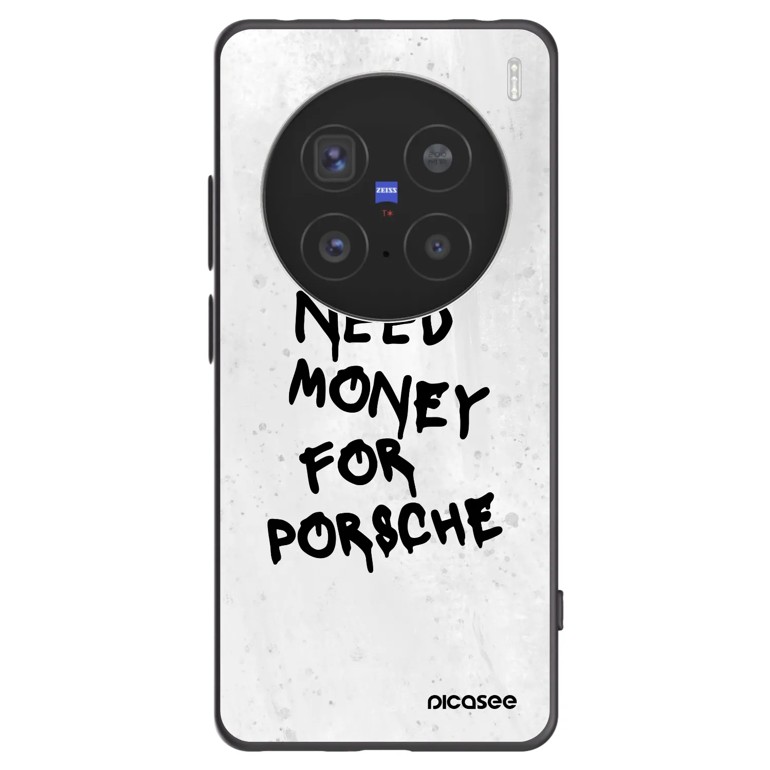 Picasee Vivo X200 Pro Hülle - Schwarzes Silikon - White Dollar