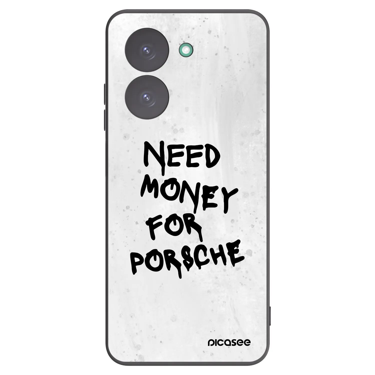 Picasee Xiaomi Redmi A5 Hülle - Schwarzes Silikon - White Dollar