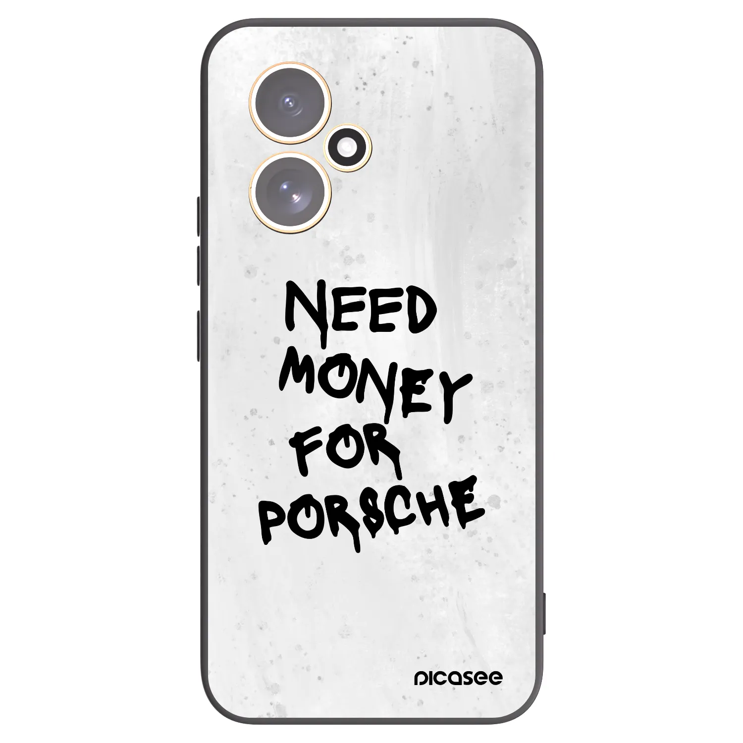 Picasee Honor 400 5G Hülle - Schwarzes Silikon - White Dollar