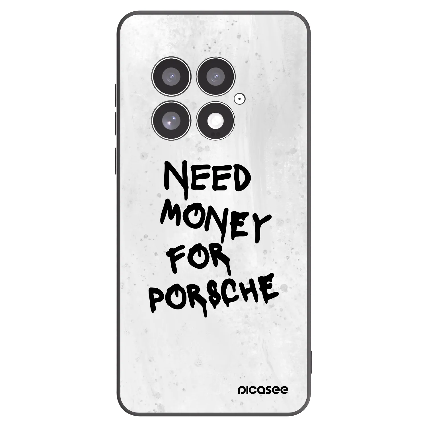 Picasee OnePlus 13 5G Hülle - Schwarzes Silikon - White Dollar