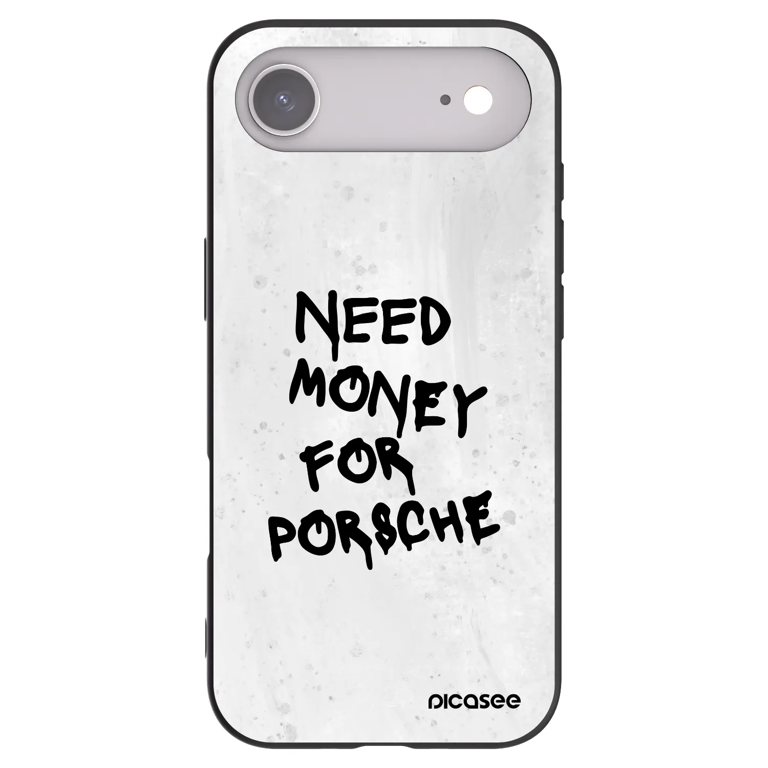 Picasee Apple iPhone Air Hülle - Schwarzes Silikon - White Dollar
