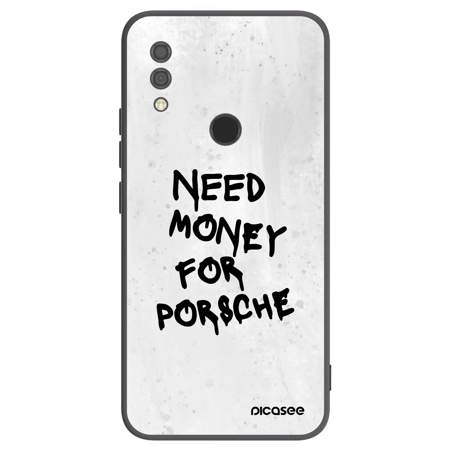 Picasee Xiaomi Redmi 7 Hülle - Schwarzes Silikon - White Dollar