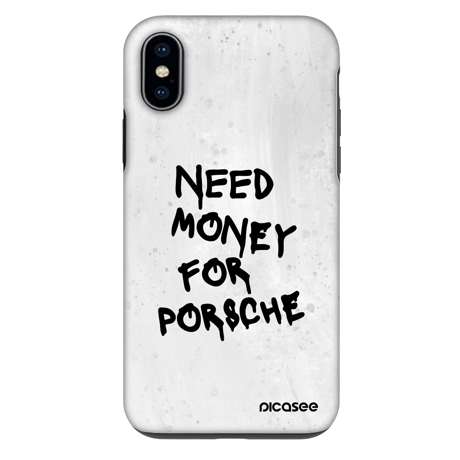 Picasee Fashion Case für Apple iPhone X/XS - White Dollar