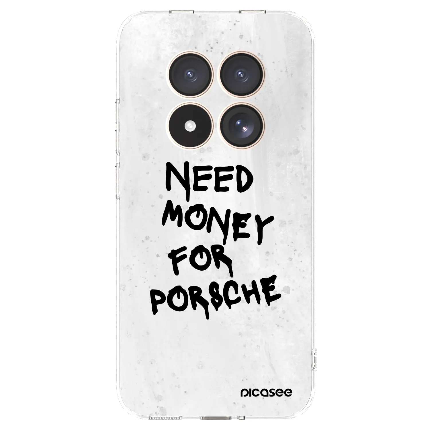 Picasee Xiaomi Redmi Note 15 Pro 4G Hülle - Transparentes Silikon - White Dollar