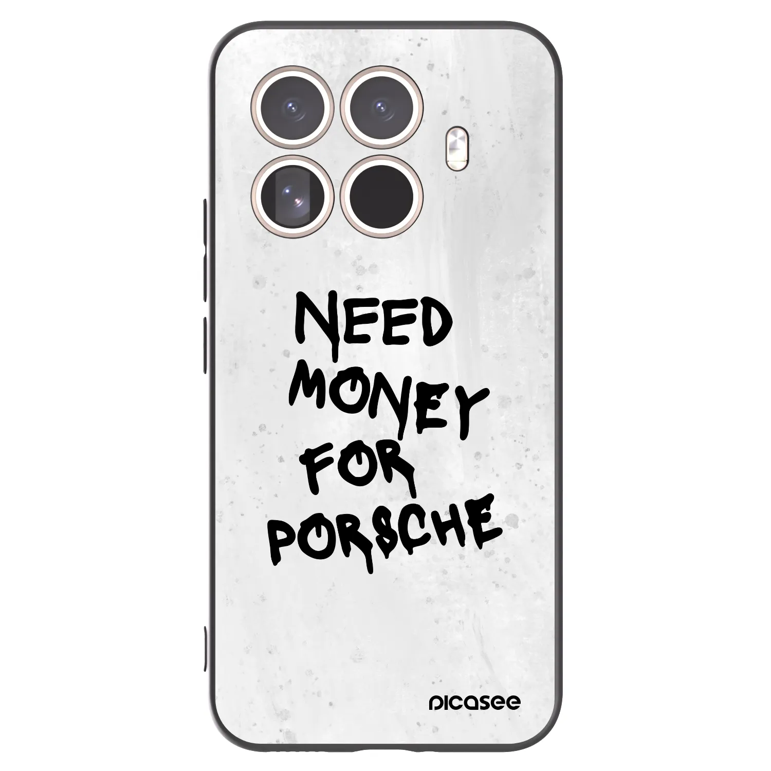 Picasee Xiaomi 15T Pro Hülle - Schwarzes Silikon - White Dollar