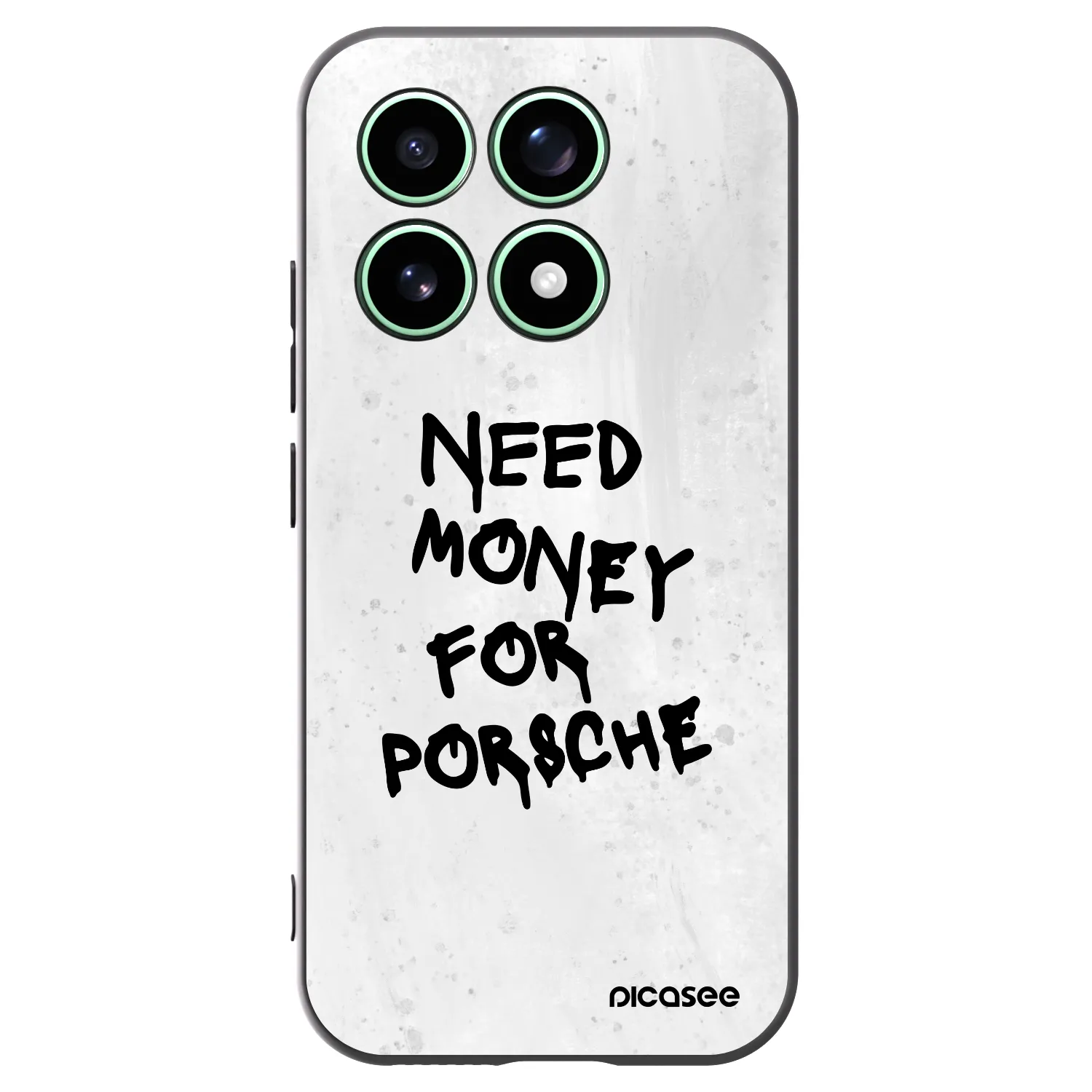 Picasee Xiaomi 17 Hülle - Schwarzes Silikon - White Dollar