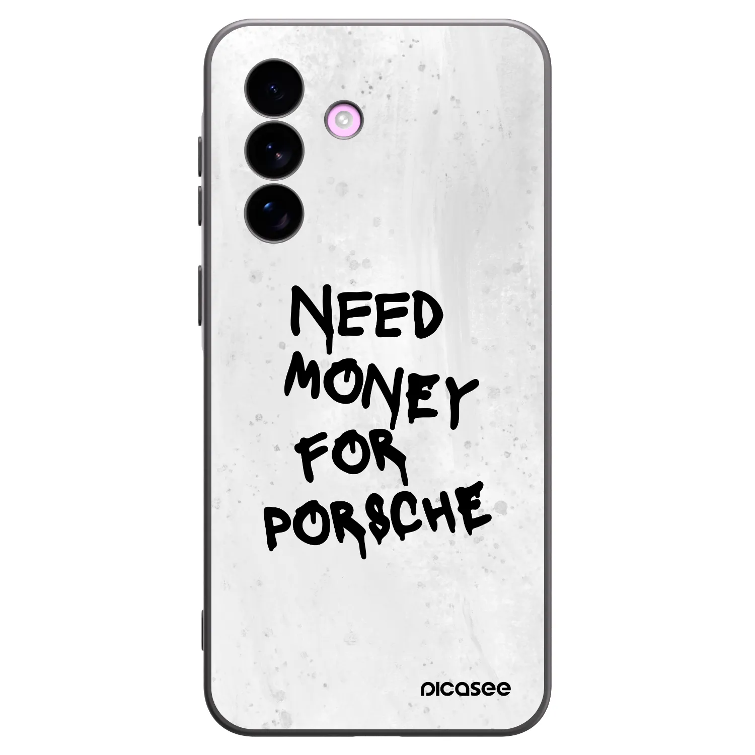 Picasee Samsung Galaxy A57 5G Hülle - Schwarzes Silikon - White Dollar
