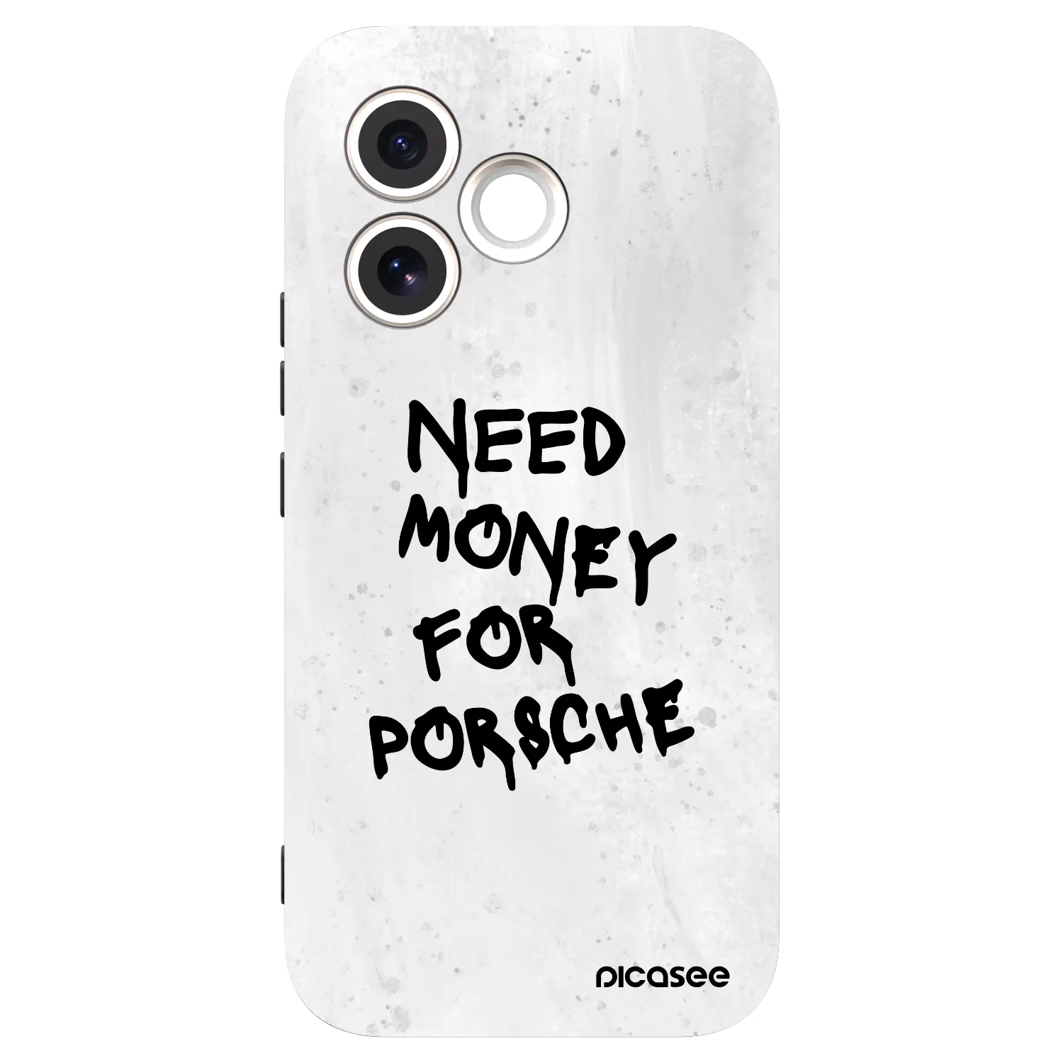 Picasee Honor 600 Lite Hülle - Schwarzes Silikon - White Dollar