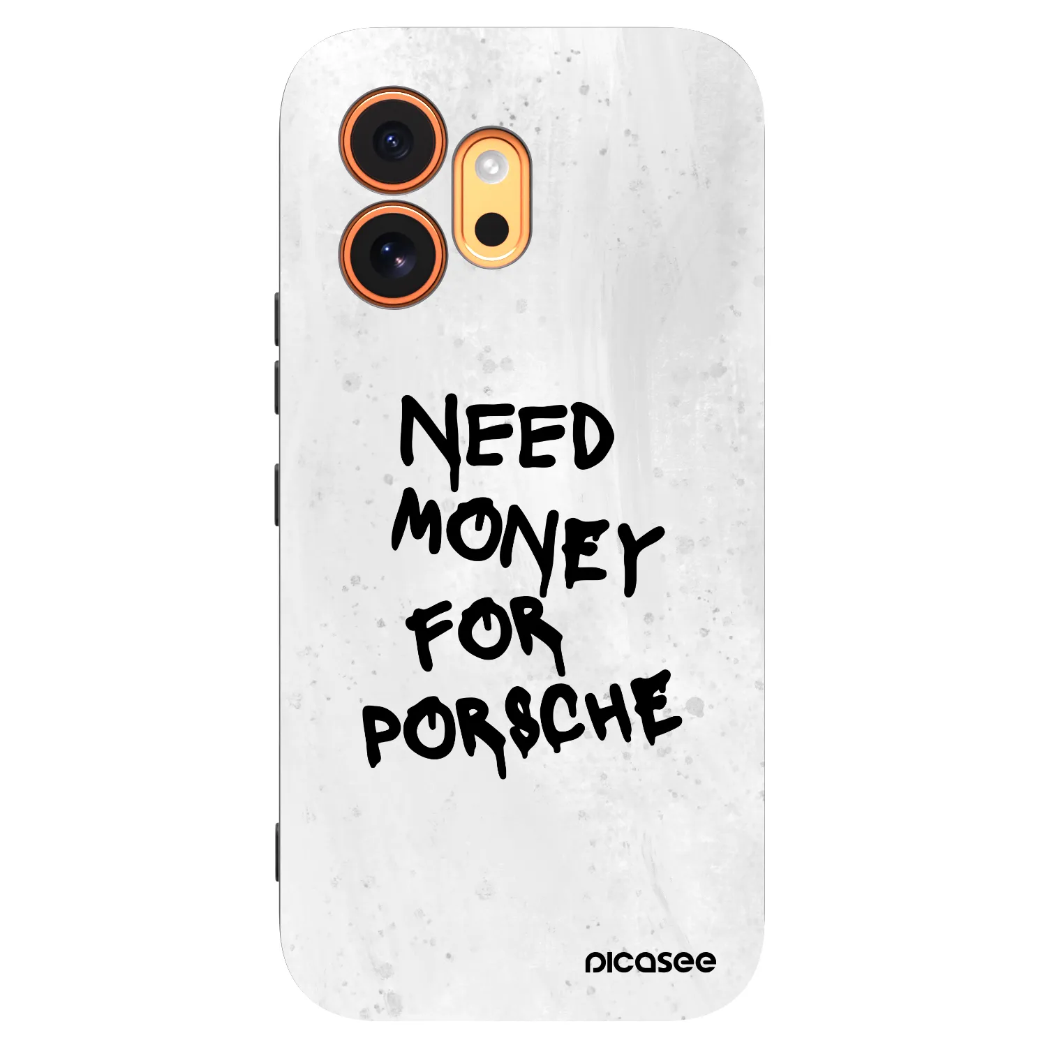 Picasee Honor 600 Hülle - Schwarzes Silikon - White Dollar