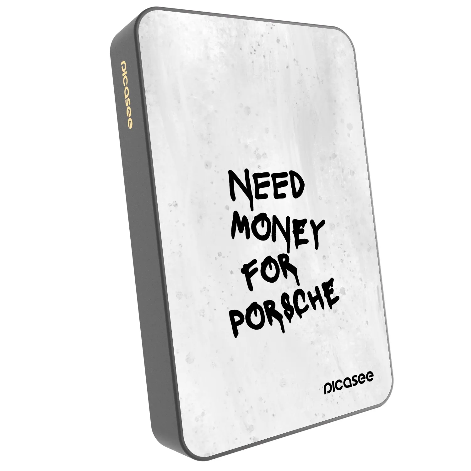 Picasee Powerbank mit MagSafe 10 000 mAh Grau - White Dollar