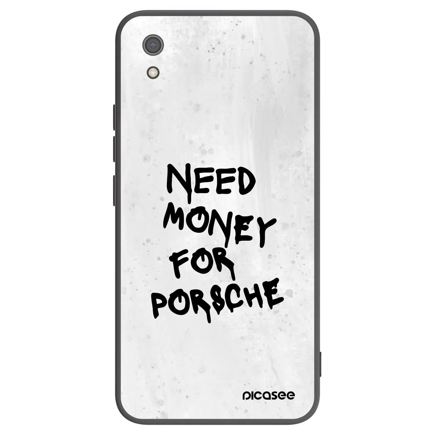 Picasee Xiaomi Redmi 7A Hülle - Schwarzes Silikon - White Dollar