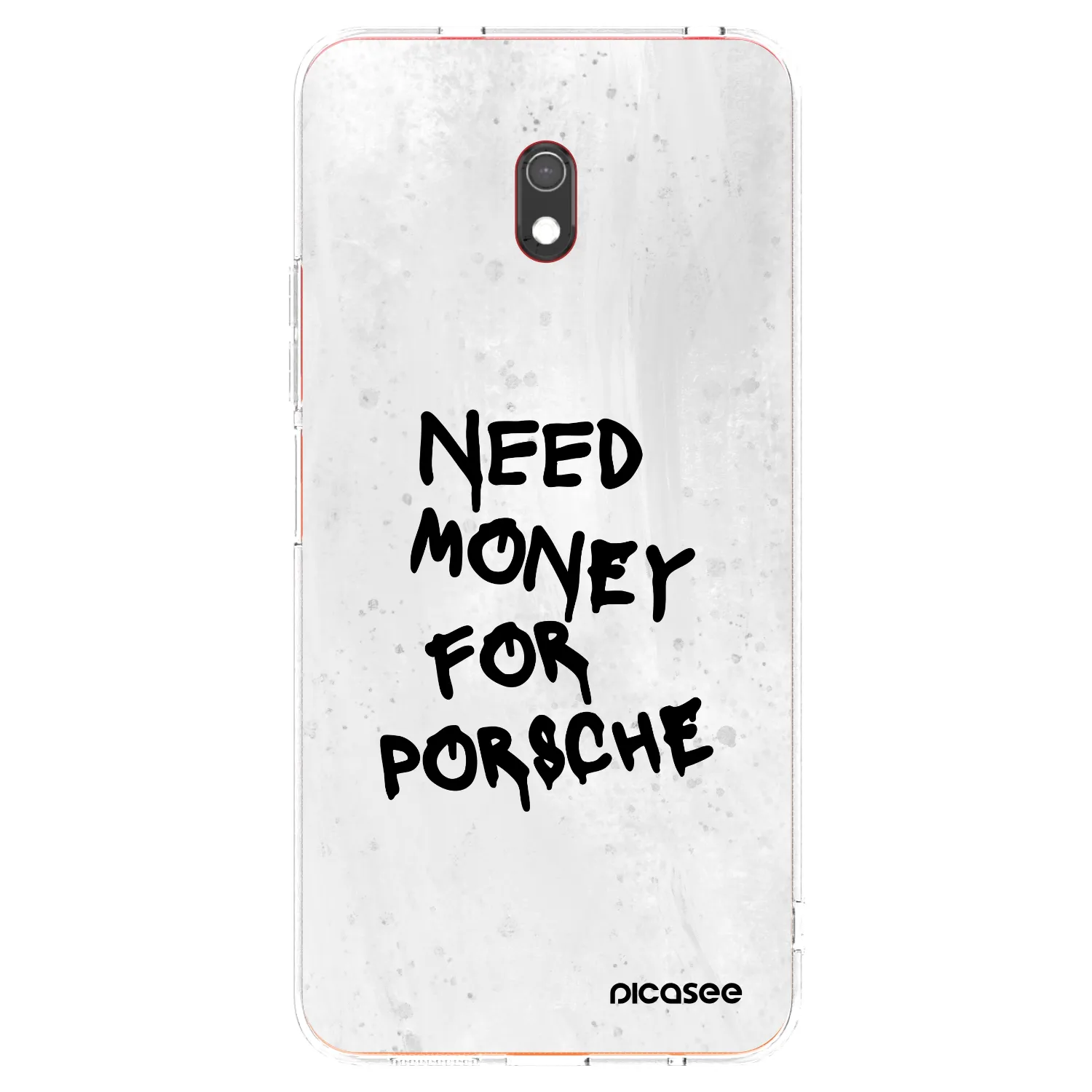 Picasee Xiaomi Redmi 8A Hülle - Transparentes Silikon - White Dollar