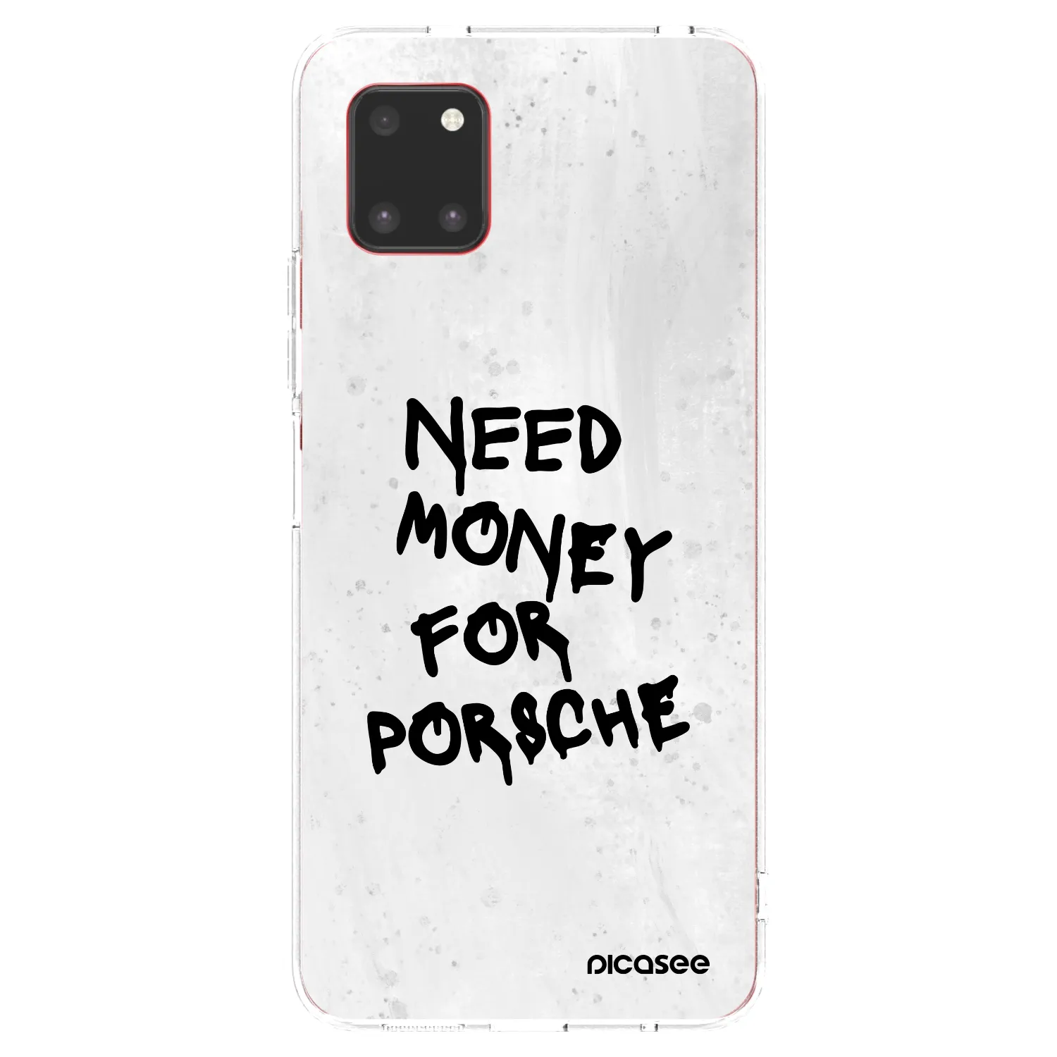 Picasee Samsung Galaxy Note 10 Lite N770F Hülle - Transparentes Silikon - White Dollar