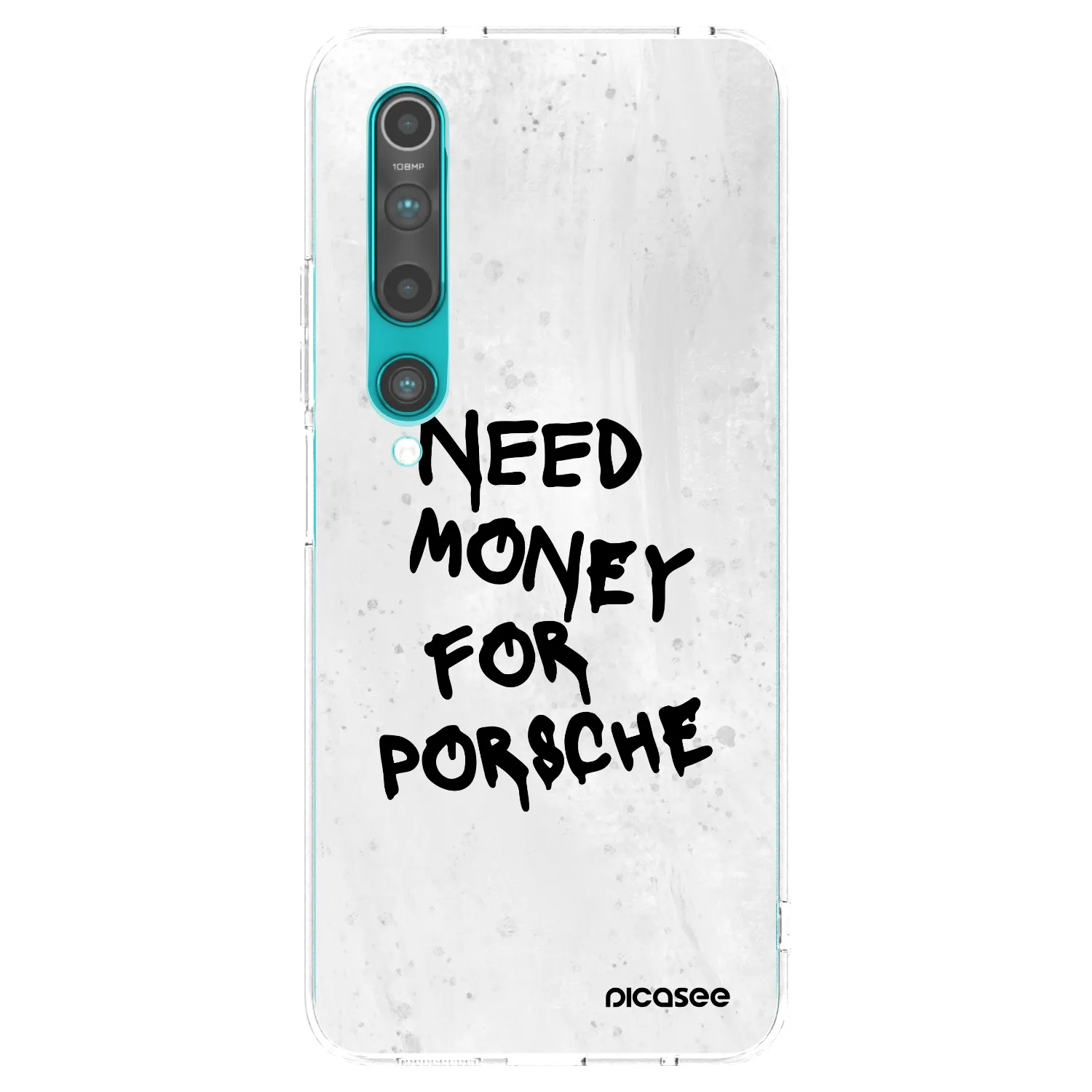Picasee Xiaomi Mi 10 Hülle - Transparentes Silikon - White Dollar