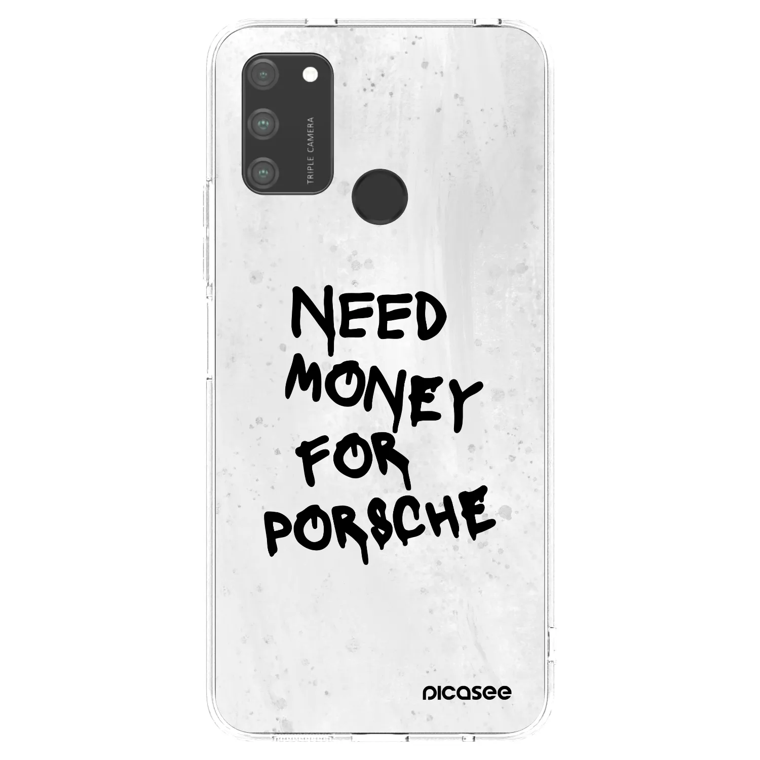 Picasee Honor 9A Hülle - Transparentes Silikon - White Dollar