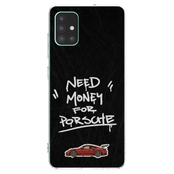 Picasee Samsung Galaxy M51 M515F Hülle - Transparentes Silikon - Dark Racer