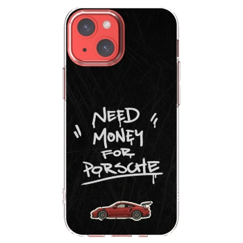 Picasee Apple iPhone 13 mini Hülle - Transparentes Silikon - Dark Racer