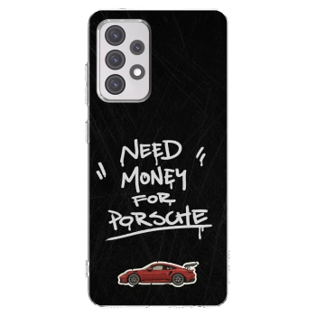 Picasee Samsung Galaxy A52s 5G A528B Hülle - Transparentes Silikon - Dark Racer
