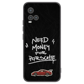 Picasee Vivo Y33s Hülle - Schwarzes Silikon - Dark Racer