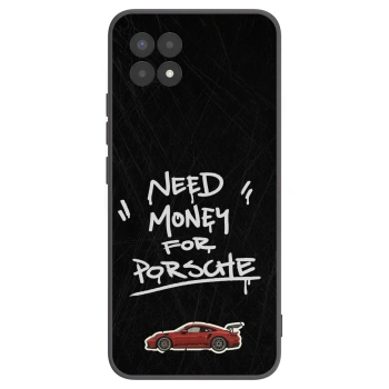 Picasee Realme 8i Hülle - Schwarzes Silikon - Dark Racer