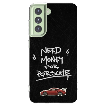 Picasee Samsung Galaxy S21 FE 5G Hülle - Transparentes Silikon - Dark Racer
