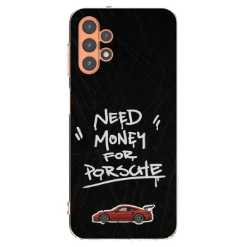 Picasee Samsung Galaxy A13 4G A135 Hülle - Transparentes Silikon - Dark Racer