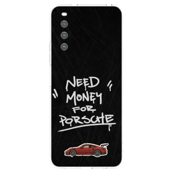 Picasee Sony Xperia 10 IV 5G Hülle - Transparentes Silikon - Dark Racer