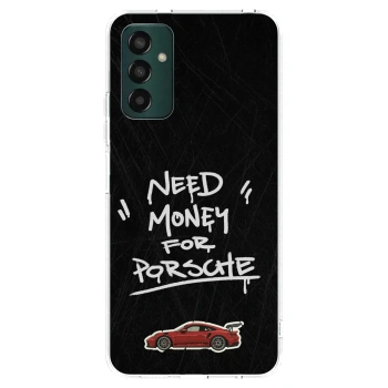 Picasee Samsung Galaxy M13 M135F Hülle - Transparentes Silikon - Dark Racer