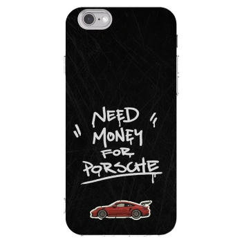 Picasee Apple iPhone 6/6S Hülle - Transparentes Silikon - Dark Racer
