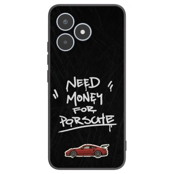 Picasee Realme C53 Hülle - Schwarzes Silikon - Dark Racer