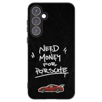 Picasee Samsung Galaxy A55 5G A556B Hülle - Schwarzes Silikon - Dark Racer
