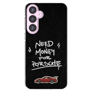 Picasee Samsung Galaxy A55 5G A556B Hülle - Transparentes Silikon - Dark Racer