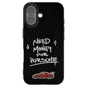 Picasee Apple iPhone 16 Hülle - Schwarzes Silikon - Dark Racer