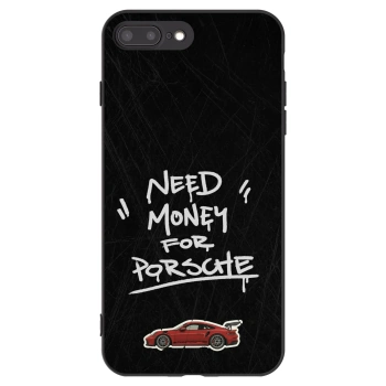 Picasee Apple iPhone 8 Plus Hülle - Schwarzes Silikon - Dark Racer