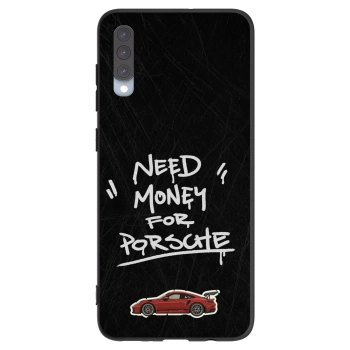 Picasee Samsung Galaxy A70 A705F Hülle - Schwarzes Silikon - Dark Racer