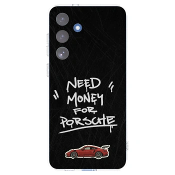 Picasee Samsung Galaxy S25 FE 5G Hülle - Transparentes Silikon - Dark Racer