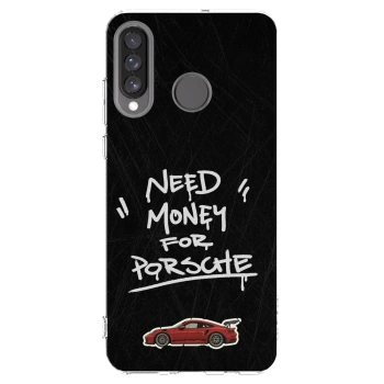 Picasee Huawei P30 Lite Hülle - Transparentes Silikon - Dark Racer