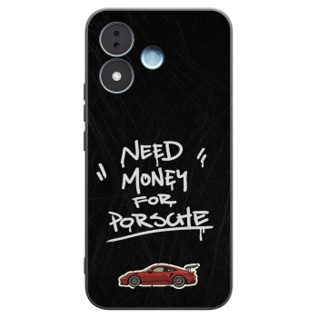 Picasee Xiaomi Redmi Note 17 5G Hülle - Schwarzes Silikon - Dark Racer