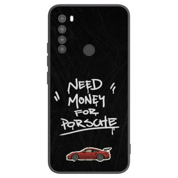 Picasee Xiaomi Redmi Note 8 Hülle - Schwarzes Silikon - Dark Racer